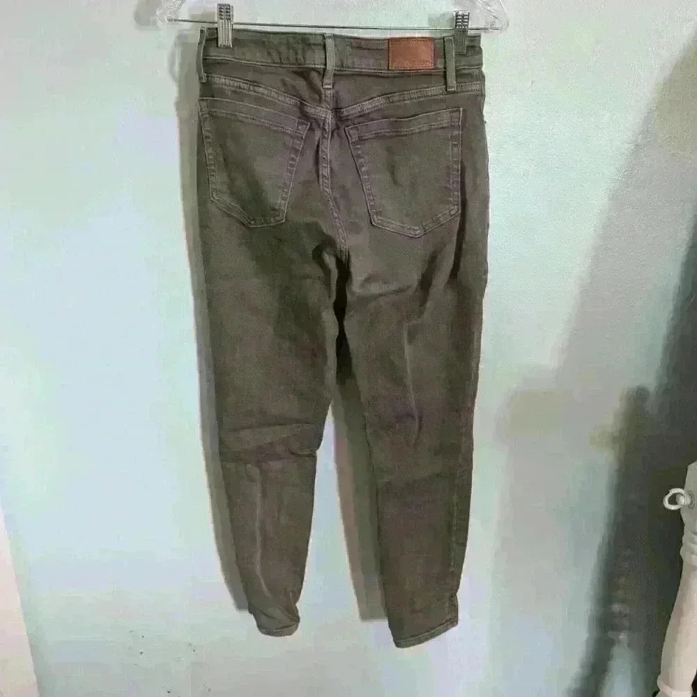 Rev town olive high rise skinny pant size 27 - Picture 2 of 4